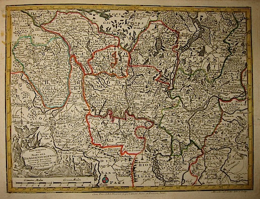 Seutter Matthaeus (1678-1757) Electoratus sive Marchia Brandenburgensis... s.d. (ma 1744) Augsburg, presso C.Lotter 